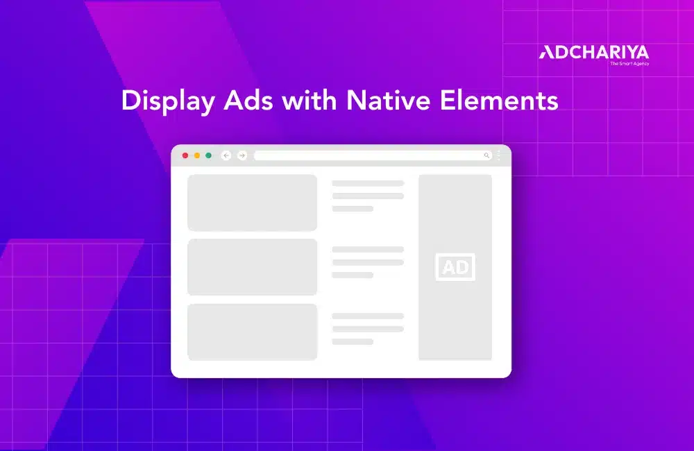 display ads with native elements
