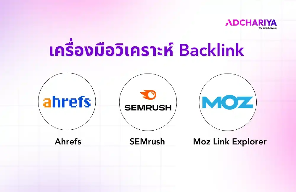 เครื่องมือวิเคราะห์ Backlink