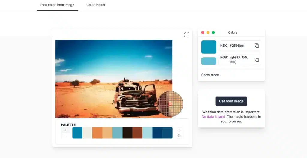 เว็บโค้ดสี 4.Color Picker